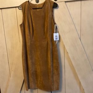 Calvin Klein stunning suede dress